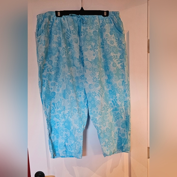 FRESH PRODUCE Brand Cotton Capris - Size 3X - Picture 1 of 5